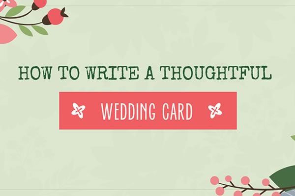 How To Write The Perfect Wedding Card Me...
